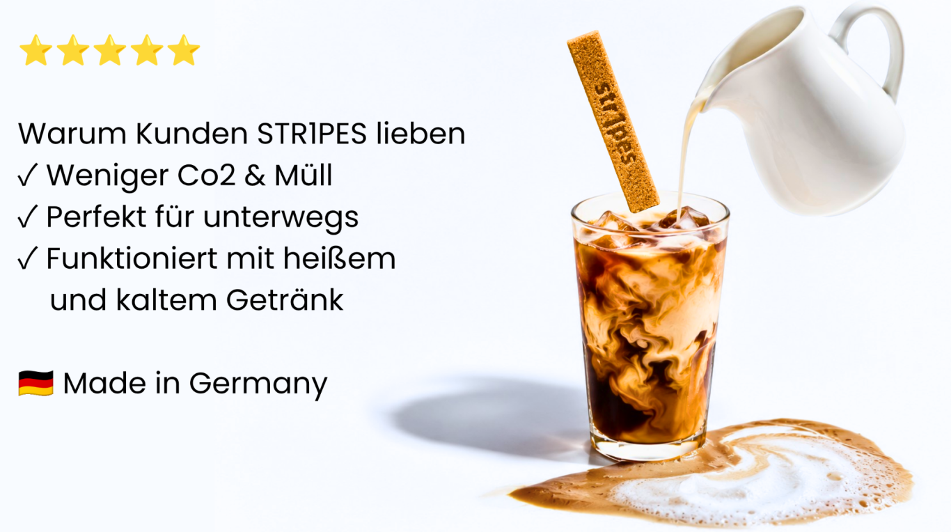 Kaffee Trends 2026 Haselnuss Sirup, Produktbeschreibung. Str1pes ist wie Sirup nur ohne Wasser. Kaffeetrends 2026: Von Cold Brew bis zu festen Aroma-Streifen"